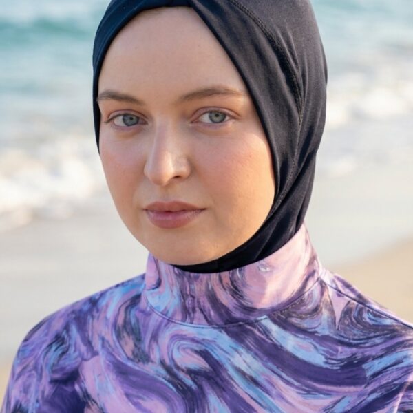 Deniz Bonesi Lacivert Likra Kumaş Boyun Kapalı Esnek Rahat Kullanım