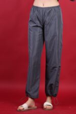 Beli Kordon Detaylı Antrasit Tam Kapalı Tesettür Mayo Hakim Yaka 3’lü Su İtici Kumaş - Görsel 5