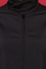 Düz Paraşüt Tam Kapalı Tesettür Mayo Siyah 3’lü Su İtici Hızlı Kuruyan Takım - Görsel 5